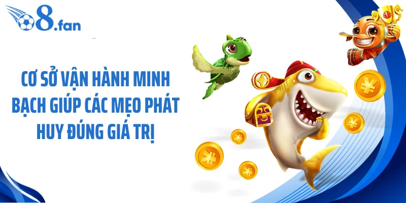 Cơ sở vận hành minh bạch giúp các mẹo phát huy đúng giá trị