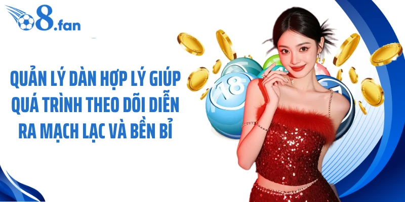 Quản lý dàn hợp lý giúp quá trình theo dõi diễn ra mạch lạc và bền bỉ