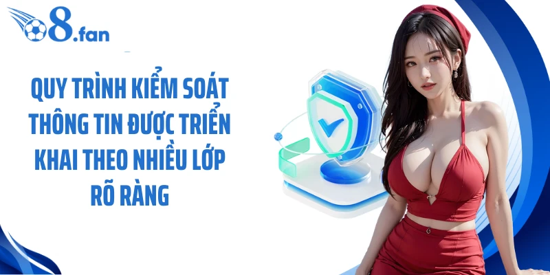 Quy trình kiểm soát thông tin được triển khai theo nhiều lớp rõ ràng