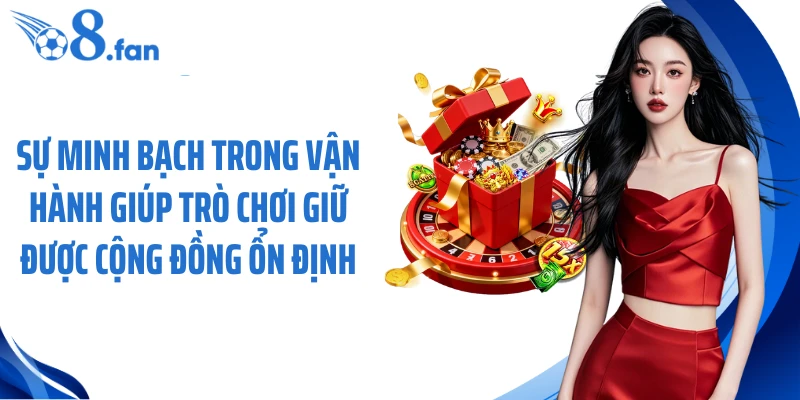 Sự minh bạch trong vận hành giúp trò chơi giữ được cộng đồng ổn định